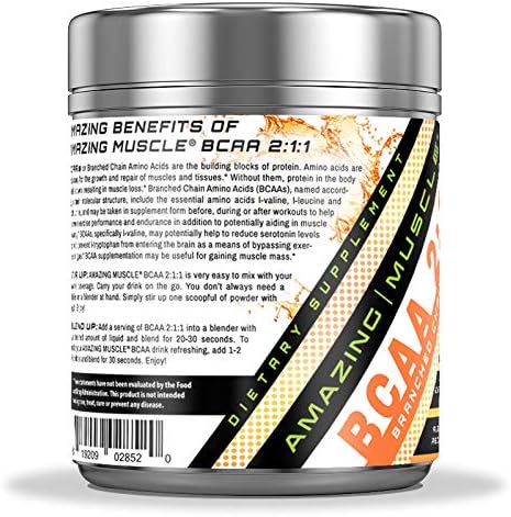2:1:1 Branched Chain Amino Acids Supplement | 6000 Mg Per Serving Supplement | Pina Colada Flavor | 30 Servings