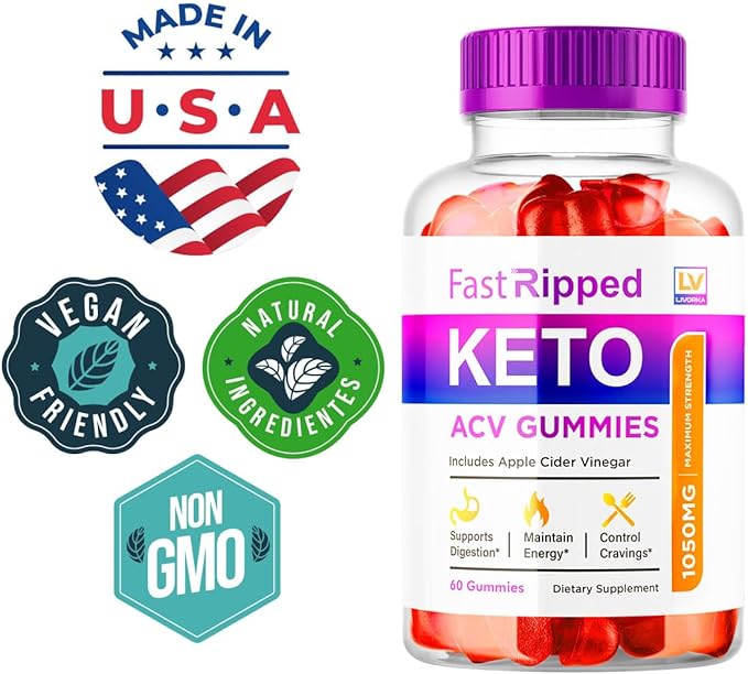 (5 Pack) Fast Ripped Keto ACV Gummies Advanced Weight Loss, Fast Ripped Weight Loss Gummies Keto+ACV, Keto ACV Gummies Ripped, Keto Fast, Ripped Keto, Fast Ripped Keto + ACV Gummies 1050mg, 5 Months
