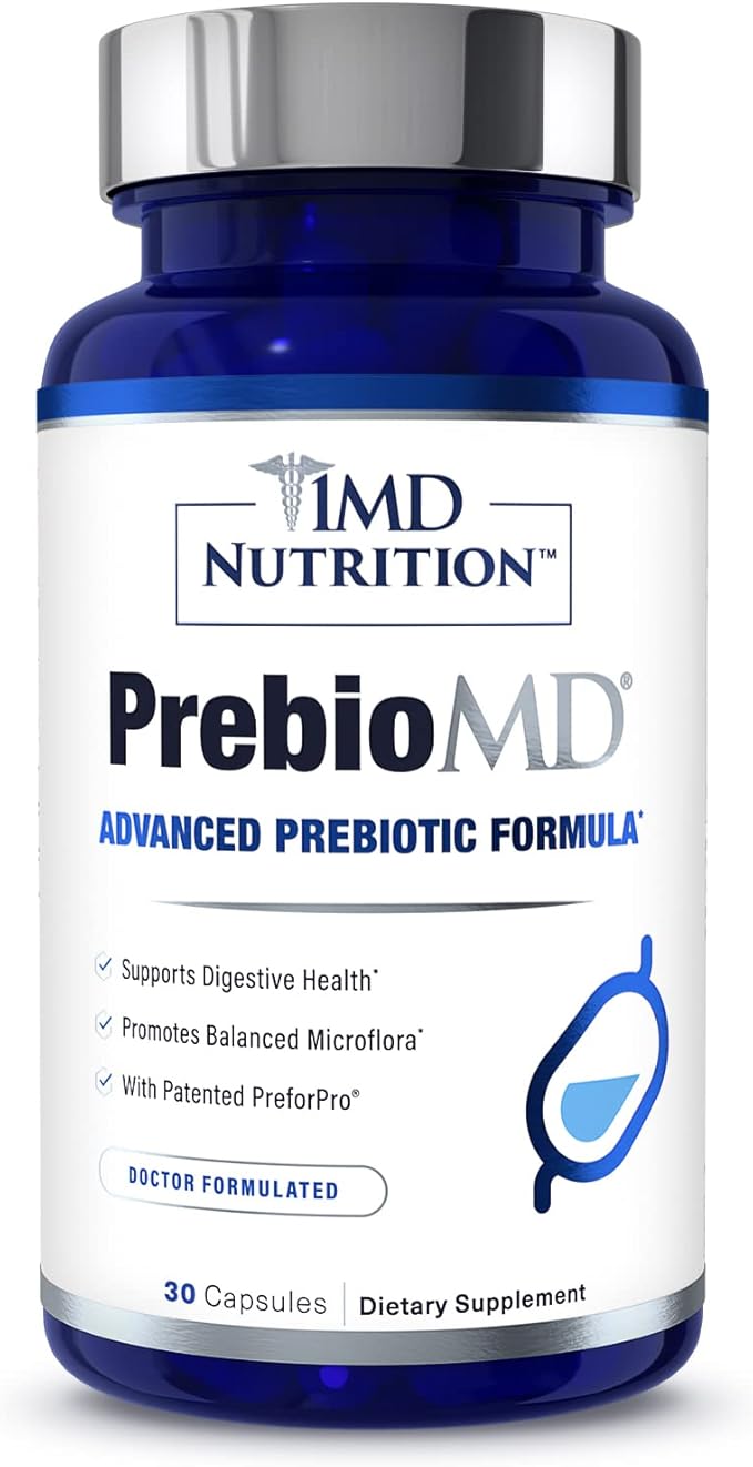 1MD Nutrition PreBioMD - Prebiotic with PreforPro® | Support Healthy Digestion and Beneficial Bacteria