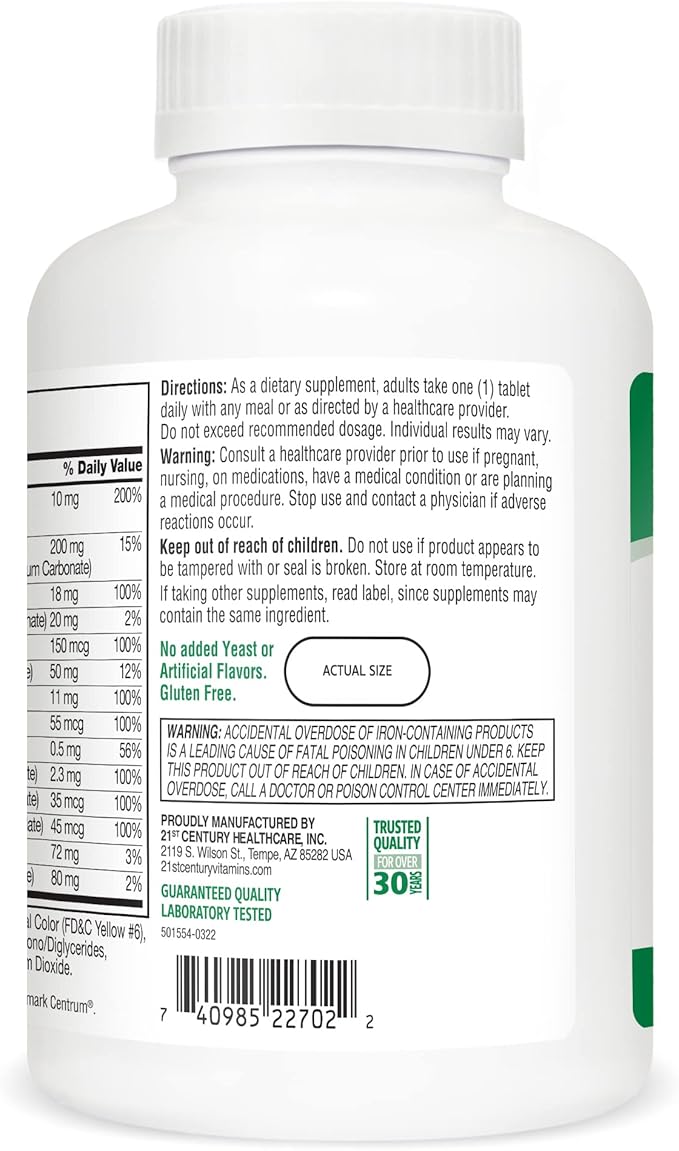 21st Century Sentry, 300 Tablets (Pack of 3)
