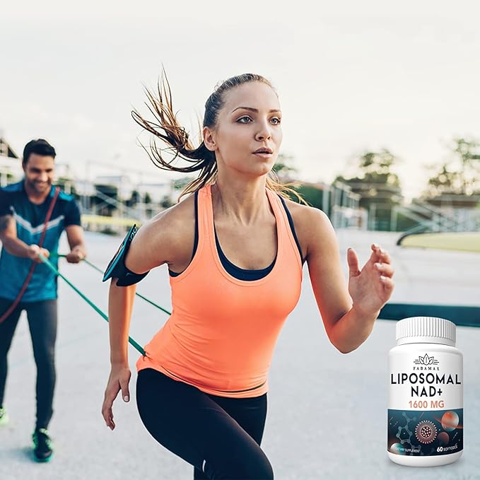 1600 mg Liposomal NAD Supplement, 98% Pure NAD+ Supplement, Superior Absorption, Alternative to Nicotinamide Riboside or NADH to Boost NAD+ for Aging Defense, Energy, Longevity,60 Softgels