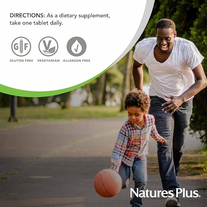 Natures Plus Vitamin B12 (Methylcobalamin) - 500 mcg, 90 Vegetarian Tablets -High Potency Red Blood Cell Support - Natural Energy Booster, Promotes Overall Health - Gluten-Free - 90 Servings