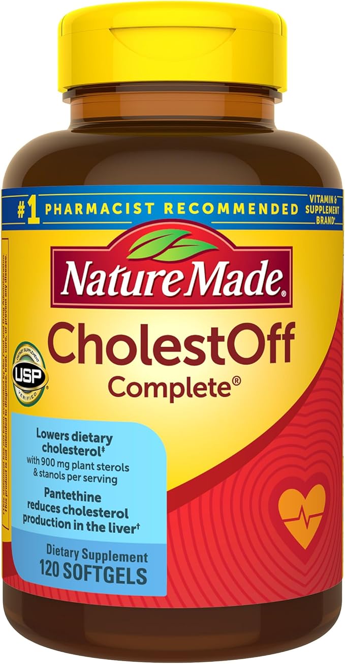 Nature Made CholestOff Complete, 120 Softgels, 20 Day Supply