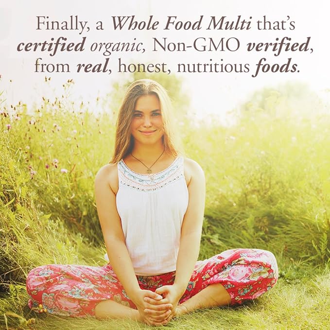 Garden of Life Organics Multivitamin for Women - Women's Once Daily Multi - Whole Food Multi with Iron, Biotin, Vegan Organic Womens Multivitamin for Health, Energy Hair Skin and Nails, 30 Tablets