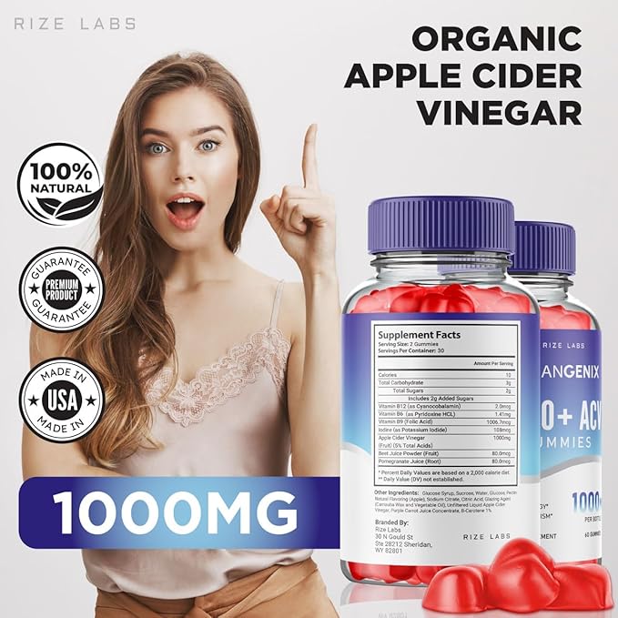 (3 Pack) Leangenix Keto ACV Gummies, Leangenix Keto + ACV for Advanced Weight Loss, Leangenix Keto to Burn Fat and Use as Main Source of Energy, Leangenix Gomitas, Supplement Review (180 Gummies)
