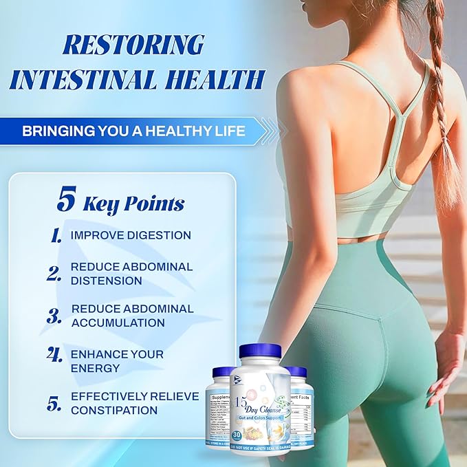 15 Day Gut Cleanse - Gut and Colon Support