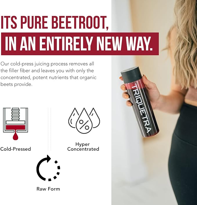 BioBeet® Max Strength Beet Root Juice Powder – 20:1 Concentrate, Each Serving Derived from 60,000 mg Organic Beetroot - Cold-Pressed, USA Grown – Nitric Oxide, Circulation Support – 50 Servings
