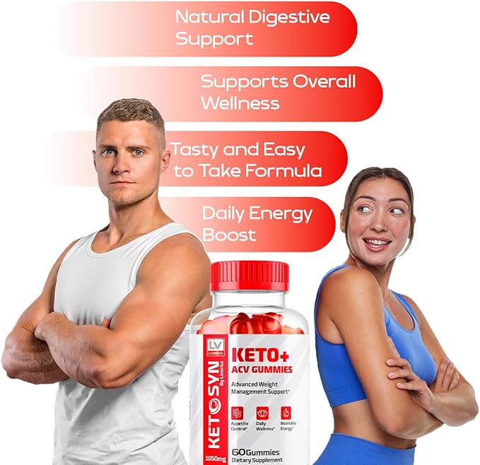 (5 Pack) KetosynKeto ACV Gummie Advanced Formula, 300 Gummies for 5 Months