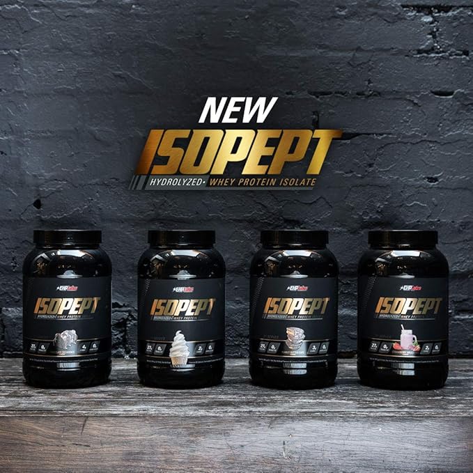 IsoPept Hydrolyzed Whey Protein Powder by EHPlabs - 100% Whey Protein Isolate & Hydrolysate, 27g of Protein, Non-GMO, Gluten Free, Fast Absorbing, Easy Digesting, 27 Serves (Chocolate Decadence)