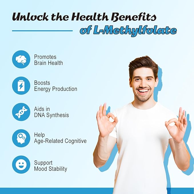 2 Pack L-Methylfolate 15mg Gummies, Methylated Multivitamin with Methylated B12, Active 5-MTHF Form, Supports MTHFR Mutation, Methylation, Mood & Cognition, Vegan, Cranberry Flavor, 120 Cts