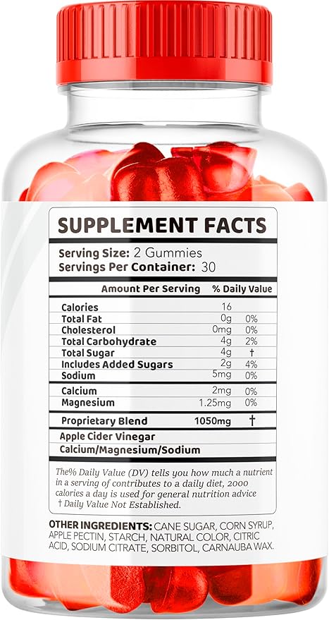 (5 Pack) KetosynKeto ACV Gummie Advanced Formula, 300 Gummies for 5 Months