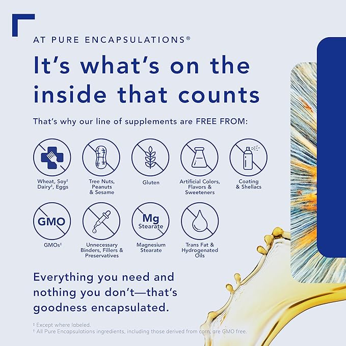 Pure Encapsulations Phyto-4 | Hypoallergenic Supplement Supports Immune, Cellular and Tissue Health | 60 Capsules