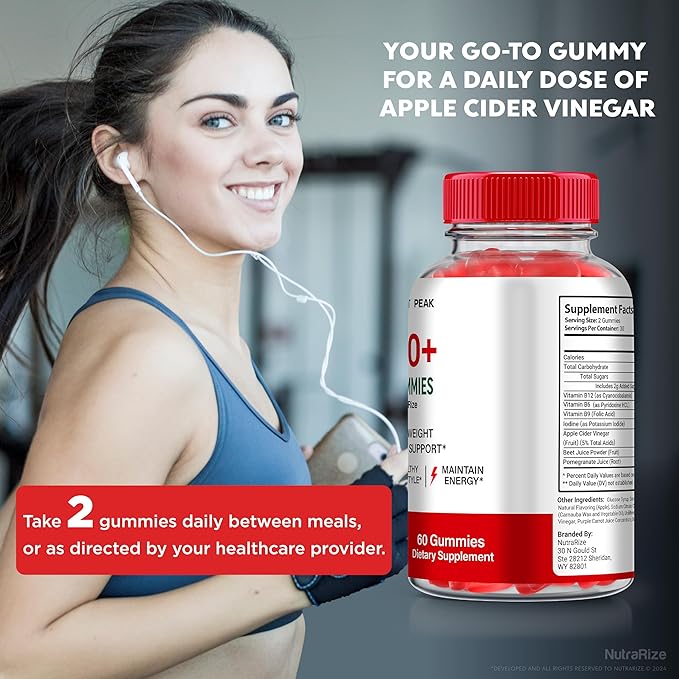 (3 Pack) Kinect Peak Keto ACV Gummies, KinectPeak Keto + ACV Supplement, All Natural Keto Plus Apple Cider Vinegar, Premium 1000MG Formula Plus Vitamins, Official Gomitas Reviews (180 Gummies)