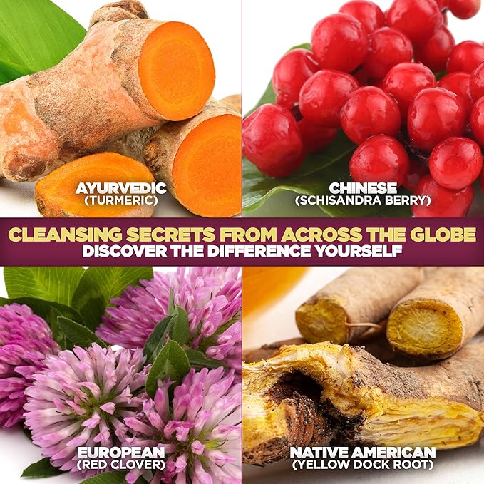 Yerba Prima Women’s Renew Internal Cleansing System - 30 Day Cleanse and Detox Kit - Female Detoxifying Herbal Support Supplements