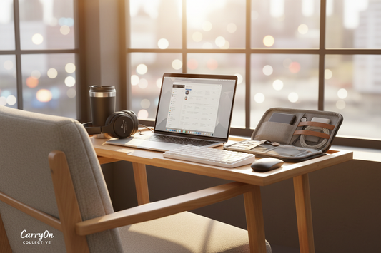 The Workation Edit: 7 Carry-On Essentials for Productive (and Peaceful) Travel Workdays