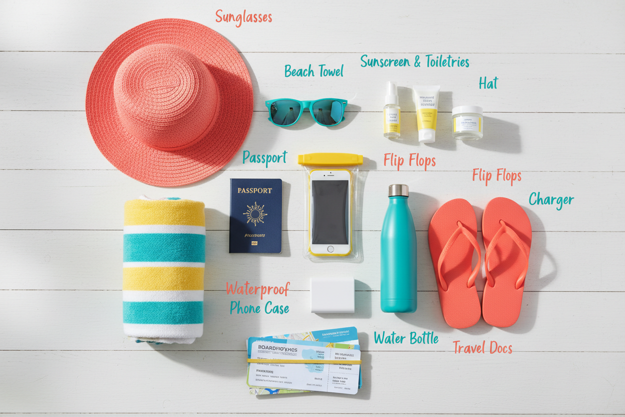Spring Break Travel Accessories Checklist