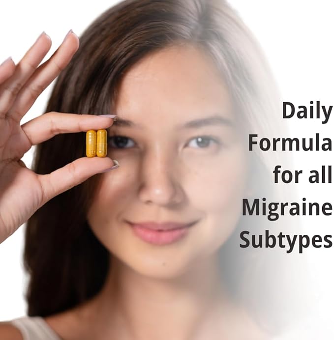 Preventa Migraine Relief Supplement – PA-Free Butterbur, Magnesium, Riboflavin, Feverfew – Daily Headache Prevention – 60 Capsules-VitarraWellness