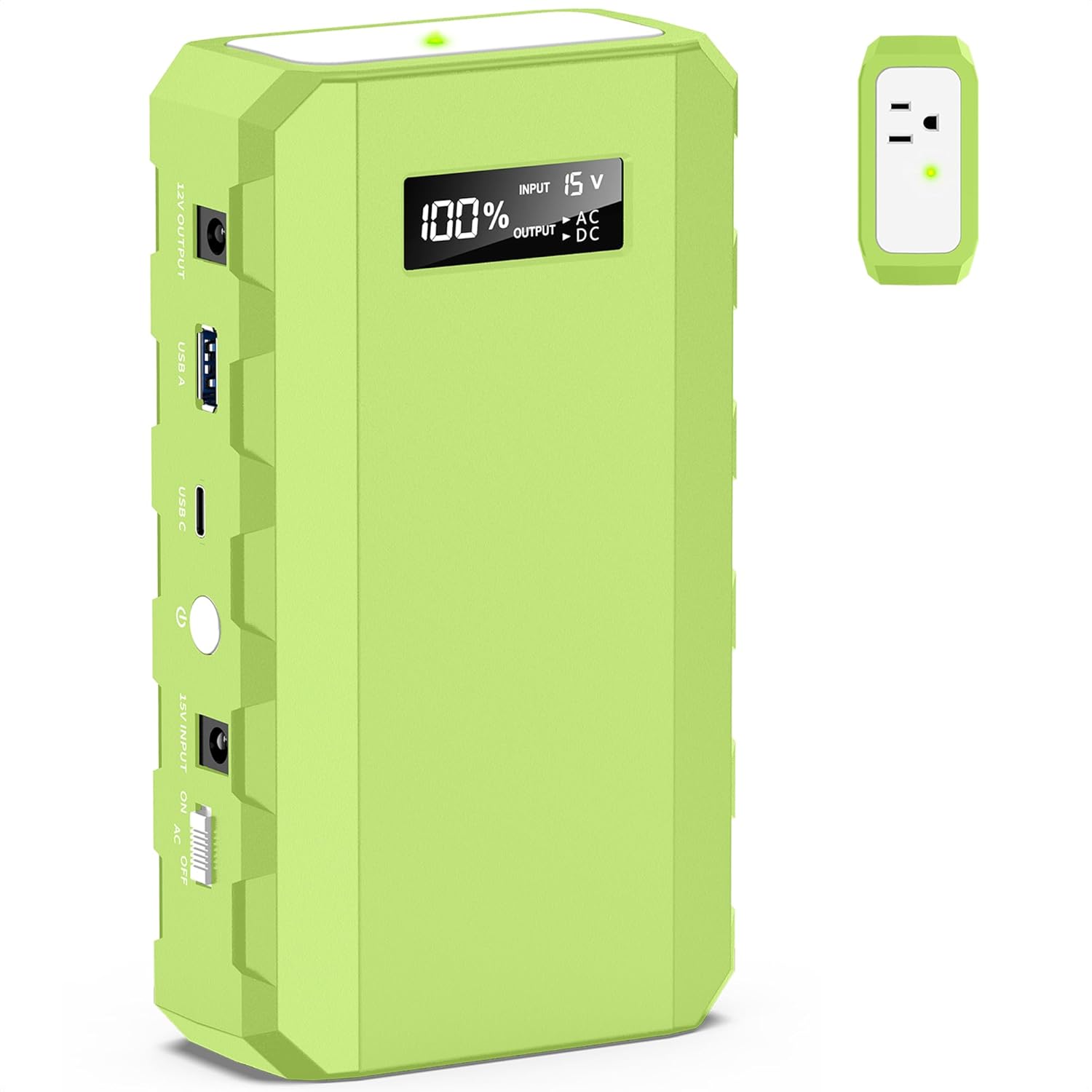 Apowking Power Bank with AC Outlet,65W Portable Laptop Battery Bank Fast Charging,88.8Wh/24000mah Power Station for Outdoor Camping PowerBank Travel Home Power Backup