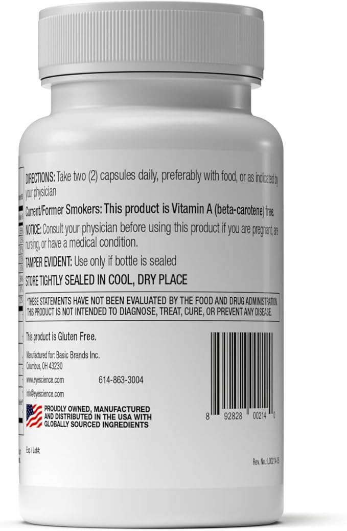 – Macular Health Formula – 120 Capsules – Complete Nutritional Supplement for Eye Health - Contains Lutein, Zeaxanthin, Vitamin C, D, E & B6-2-Pack-VitarraWellness