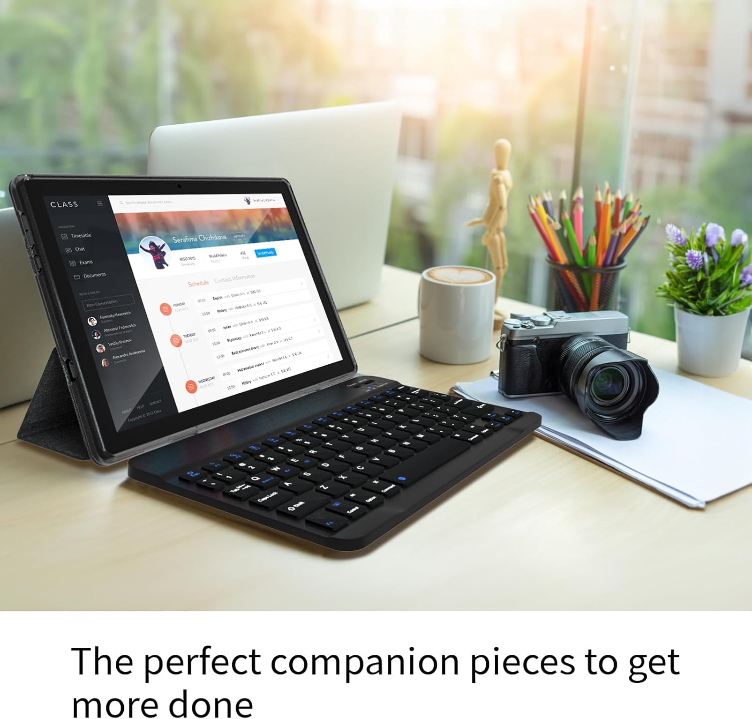 Android 15 Tablet, 12GB+128GB +1TB Expand, Face Unlock, 8000mAh Big Battery+18W Fast Charging, Dual Stereo Speakers, Octa-core CPU, WiFi6, BT5.0,Touchscreen Display, 11inch 2in1 Tablet PC Tableta