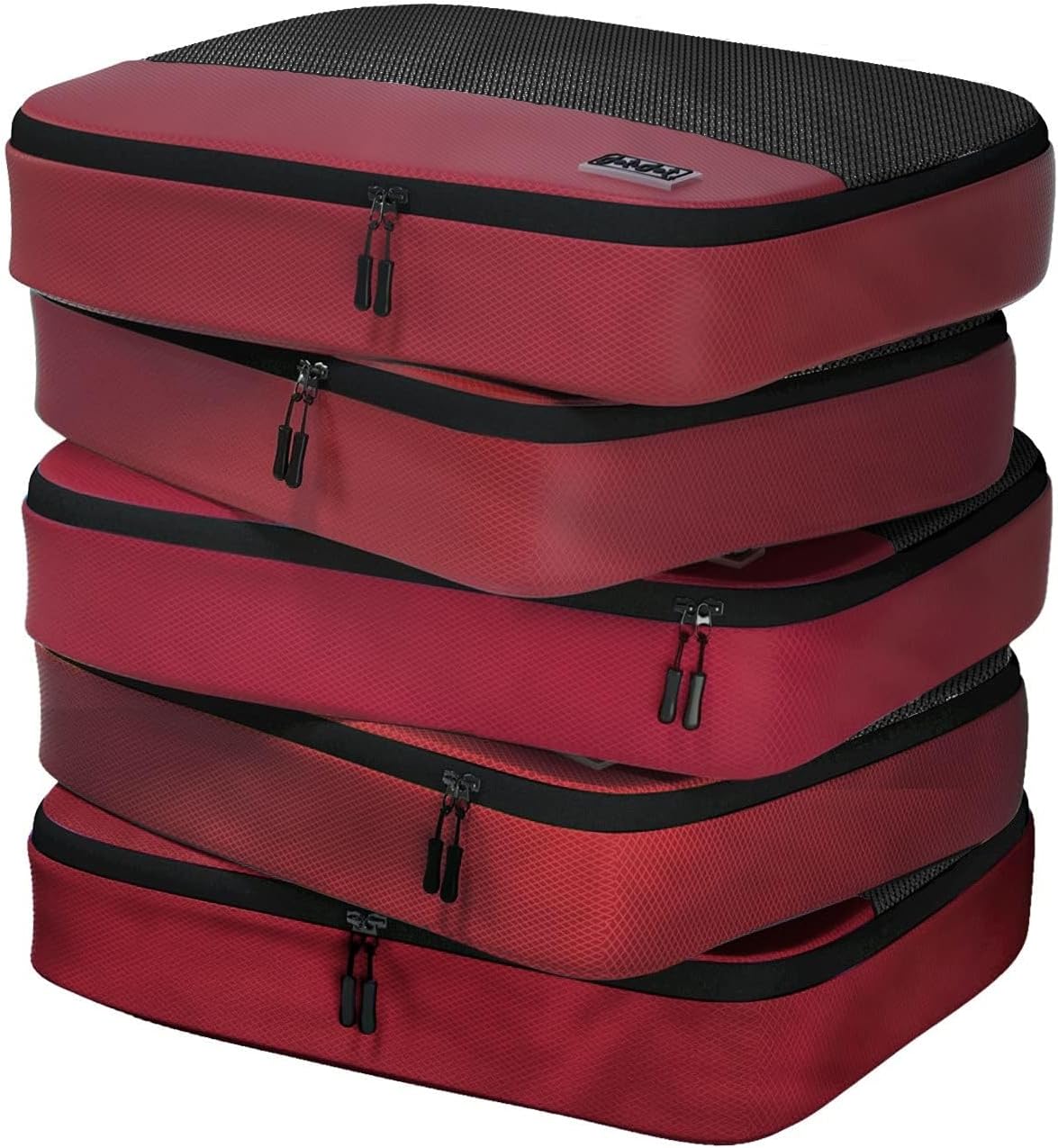 5pc Large Packing Cubes for Suitcases - Travel Packing Organizers for Carry on Suitcase - Luggage Packing Cubes for Travel - Set of Packing Bags for Suitcases