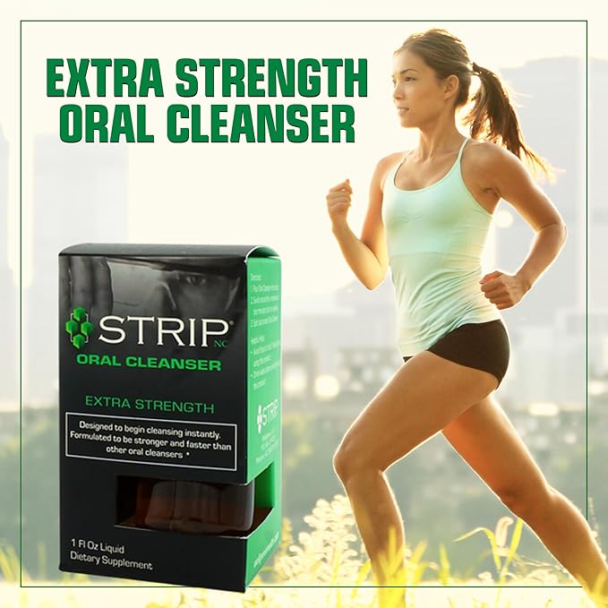 Wellgenix Strip Detox Oral Cleanser Extra Strength Instant Cleansing - Potent Deep System Cleanser - Formulated to Be Strong (1 oz) (2 Pack)