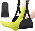 Airplane Footrest Hammock, Foot Hammock for Plane Travel, Portable Height Adjustable Travel Footrest Hammock Accessories, Lightweight Foot Hammock Suitable for Offices, Cars, and Airplanes
