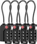 LUGGEX TSA Locks for Luggage, Suitcase Locks TSA Approved, Luggage Locks, Ease of Use & Durable