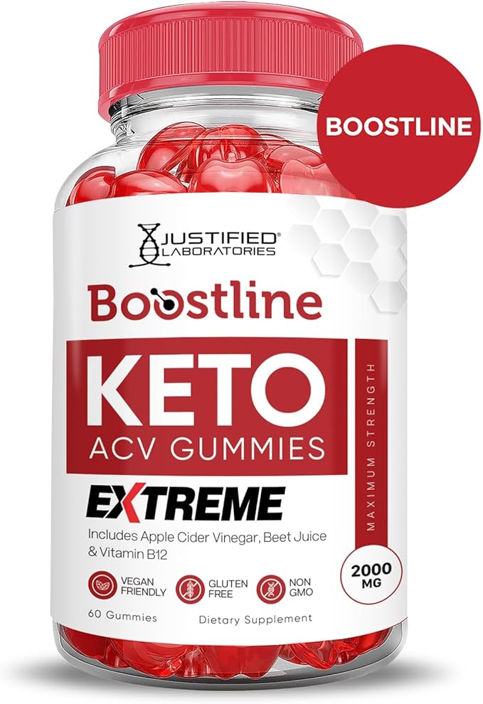 (5 Pack) Boostline Keto ACV Gummies Extreme 2000MG Boost Line Keto Gummies Apple Cider Vinegar Formulated with Pomegranate Beet Juice Powder B12 Vegan Non GMO 300 Gummys