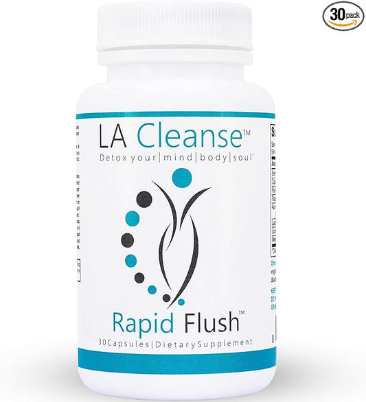 15 Day Cleanse and Detox - Rapid Flush 15 Day Gut Cleanse for Detox, Colon Cleanse, Colon Broom Gut Support - Enhance Digestion with Cascara Sagrada, Senna Leaf, Psyllium Husk - Capsules 30 Count