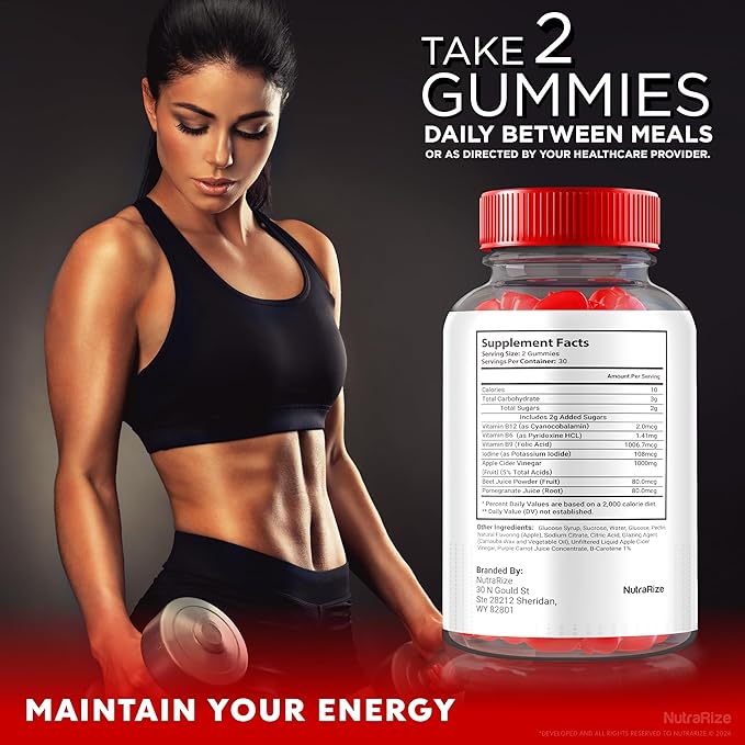(3 Pack) Vital Surge Gummies, VitalSurge Gummies All Natural, Vital Surge Gomitas, Apple Cider Vinegar Supplement, Official Vital Surge Gummies Reviews (180 Gummies)