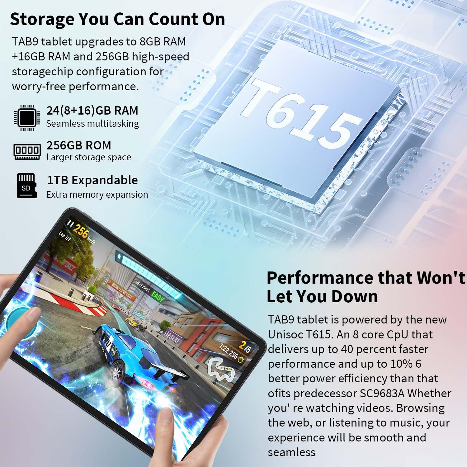 12 Inch Tablet Android 15 Tablets, 2025 Upgraded Android Tablet with Keyboard, 24GB RAM+256GB ROM(1TB Expand), Octa-Core, 2K 2000x1200 Display, 16MP Dual Camera, 8000mAh, 2.4G/5G WiFi, GPS (Silver）