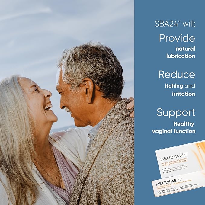 Membrasin Starter Pack: Vitality Pearls & Intimate Moisture Cream | 30-Day Supply | Estrogen-Free Menopause Support for Women | Natural Lubrication, Healthy pH, & Dryness, Itching, & Burning Relief-VitarraWellness