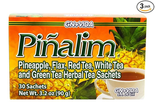 3 Boxes Te Pinalim Tea GN+Vida Tea Diet 90 Day Supply