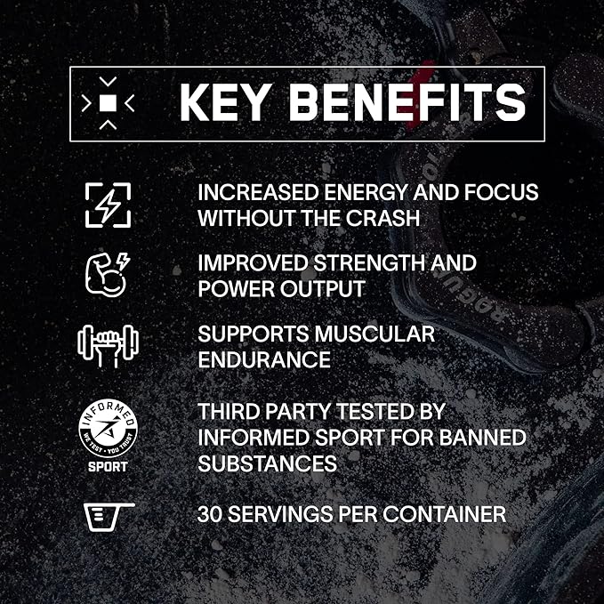 BARE PERFORMANCE NUTRITION BPN Flight Pre Workout, Supports Energy and Mental Focus, Improved Endurance & Muscle Pumps with CarnoSyn® Beta Alanine, Prickly Pear, 30 Servings