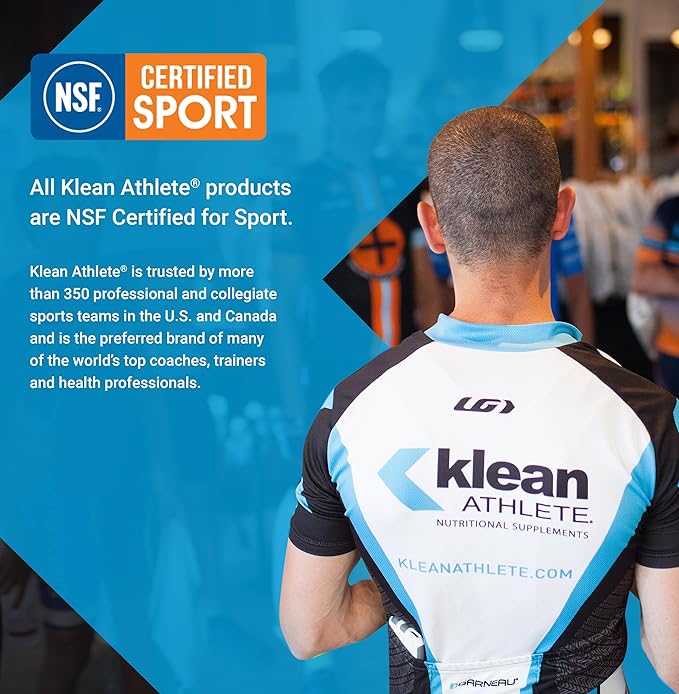 Klean ATHLETE Klean Magnesium | Supports Ability to Produce and Utilize Energy (ATP), Contract and Relax Muscles and Improves Recovery Time* | NSF Certified for Sport | 90 Vegetarian Capsules